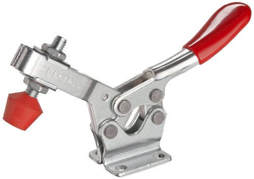 DE STA CO 215-U Horizontal Handle Hold Down Action Clamp with U-Shaped Bar and Flanged Base