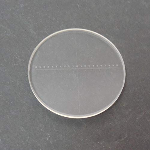 DIV=1MM Microscope Eyepiece Graticule/Micrometer Calibration Slide for