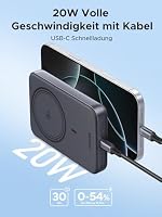 UGREEN Zapix 10000mAh Qi2 15W Powerbank Magsafe mit USB-C 20W – Ansicht 4