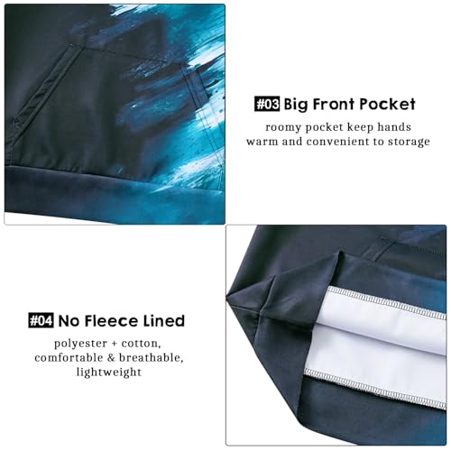 TUONROAD Boys Girls Hoodies 3D Printed Cool Hooded Lightweight 6-16T Hooded Pullover Sweatshirt for Kids4