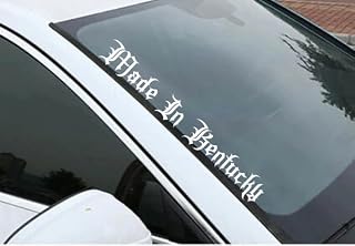 Made in Kentucky Vinyl Windshield Side Pillar 22" Decal Sticker JDM Turbo Boost Euro KDM Fits Car Truck SUV Van Minivan #A