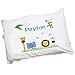 My Bambino Personalized Childrens Pillowcase with Jungle Animals Boy Design
