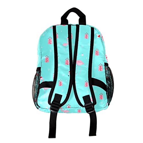 Mochila flamenco rosa para niños mini bolsa libros colegio 2