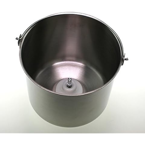 Unold 4884540 Edelstahl-Behälter für 48845 Gusto Eismaschine Cover