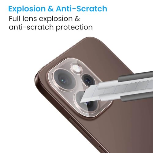 Image of ArmourPro Premium Camera Lens Protection Compatible with Oppo Reno 15 Pro (6.32 Inches) With Edge To Edge Protector Coverage | Transparent, Pack of 1
