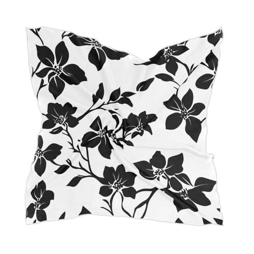 BOESI Graffiti Black Flower Women's Headband, 23.62