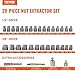 VEVOR Bolt Extractor Set, 32-Piece Bolt and Nut Remover Set, 6mm to 10mm, 13/32
