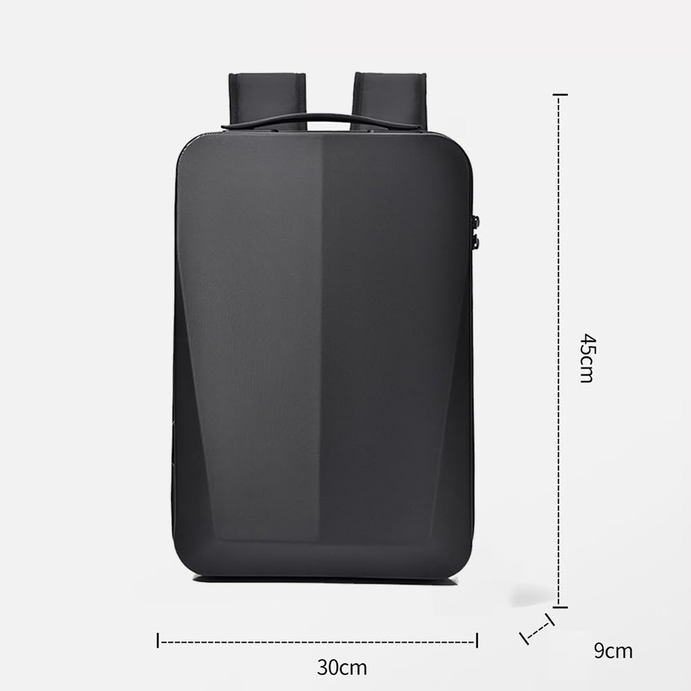 XINYASEE Mochila Rígida Expandible de Gran Capacidad para Viajes de Negocios - Impermeable y Antirrobo para Portátiles de Hombre y Mujer