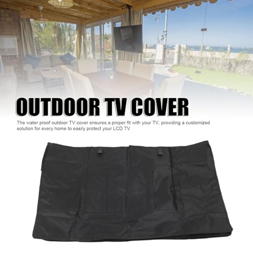 Housse TV extérieur Cocoarm en PVC 600D imperméable pour terrasse - 4