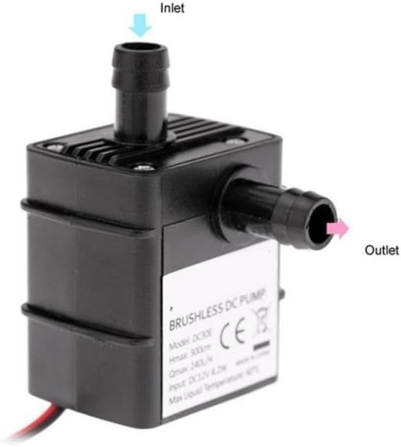 Miniatura 6 de 12V 4.8W 24V 5.8W 240LH Pump Solar Brushless Motor Circulation Submersible Pumps Ultra Quiet(12V 4.8W)