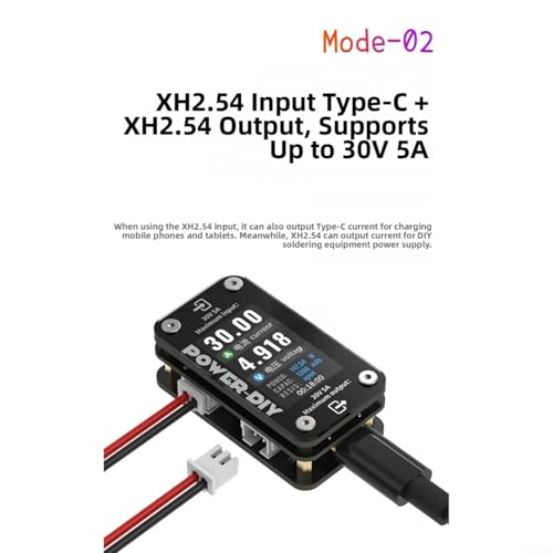 Voltmètre ampèremètre numérique 30V à écran rotatif 360° pour tests - 7