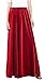 Produktbild Izacu Flocc® Maxirock für Damen, aus Samt, Retro, Party, Empire, lang Gr. 40, wein