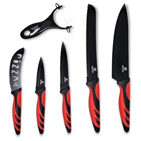 Küchenmesser-Set, Keramik-Kochmesser , Keramikmesser mit weichen Griffen Cover