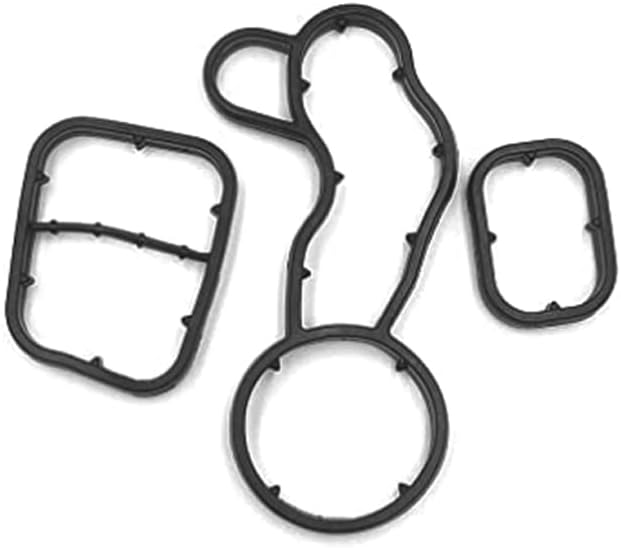 11428591462 11428591460 Engine Oil Cooler Gasket Set Compatible for BMW F30 F35 F45 F46 F49 F52 G20 G28 G38 B38 B48 X1 X3 MINI F60