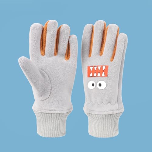 OhMill Boys Winter Gloves Snow Gloves for Kids Winter Gloves Kids 6-10 Mittens for Kids Thermal Gloves Toddler Winter Gloves3