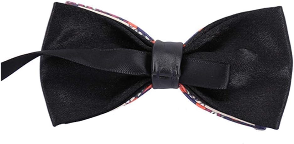 Groom Bow Tie Fashion Bow Tie For Men Men's Bow Tie,Handkerchief Polyester Print Official Tuxedo Bow Tie Adjustable