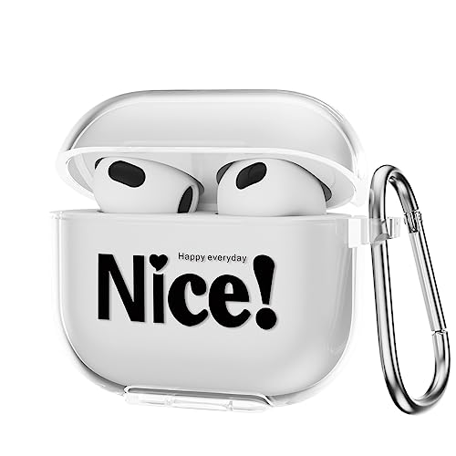 Étuis pour écouteurs AirPods 3 transparents coque TPU antichoc