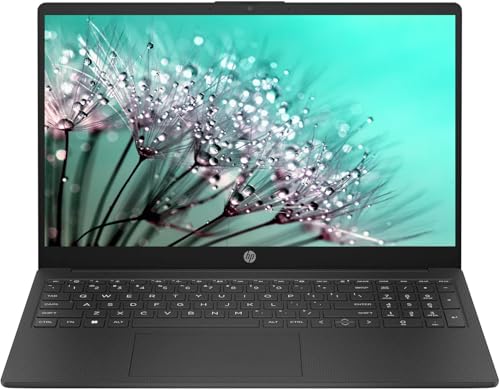 Image of HP Portable 15'' HD Micro-Edge IPS Laptop, Intel Pentium Processor Up to 3.68GHz, 4GB DDR4, 128GB SSD, HDMI, Webcam, Ultra-Fast 6th Gen WiFi, Windows 11 OS, Dale Black (Renewed)