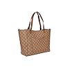 NINE WEST Kylee Trap Tote Mocha One Size