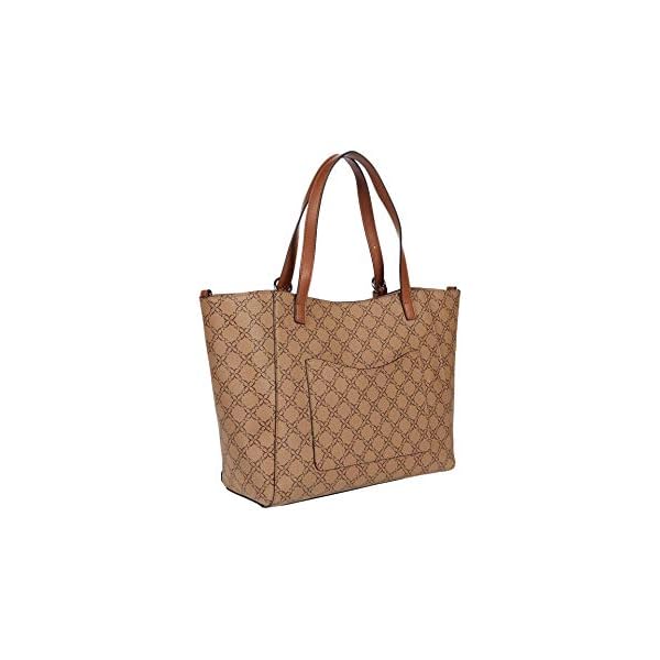 NINE WEST Kylee Trap Tote Mocha One Size