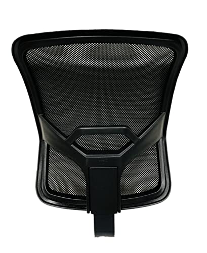 Image of GOYALSON Office Chair Back Part Visitor revolving Chair Spare Parts Accessories Chair net Back with nut Bolts and Key Easily fit to Every Chair (New Knetted Chair Back, Chair Parts)