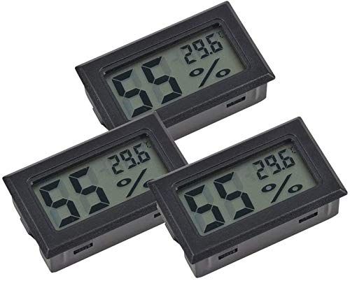 Termómetro higrómetro XMING digital de 3 paquetes para solucionar el moho y aire seco del salón 2
