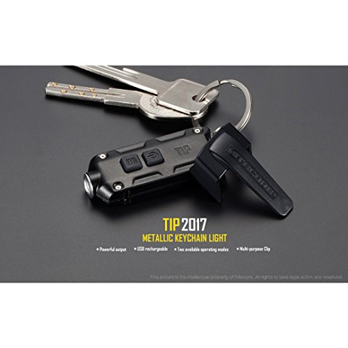 Nitecore Tip Portachiavi con torcia da 360 lumen e...