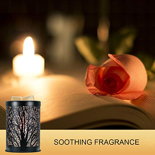 EQUSUPRO Metal Wax Melt Warmer Electric Wax Burner Melter Fragrance Warmer for Home Office Bedroom Living Room Gifts & Decor - Thumbnail 5