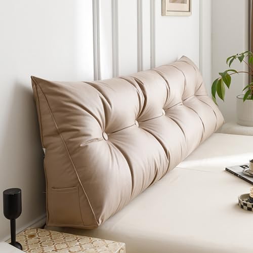 Coussin de soutien du dos triangulaire oreiller lombaire de lit de repos