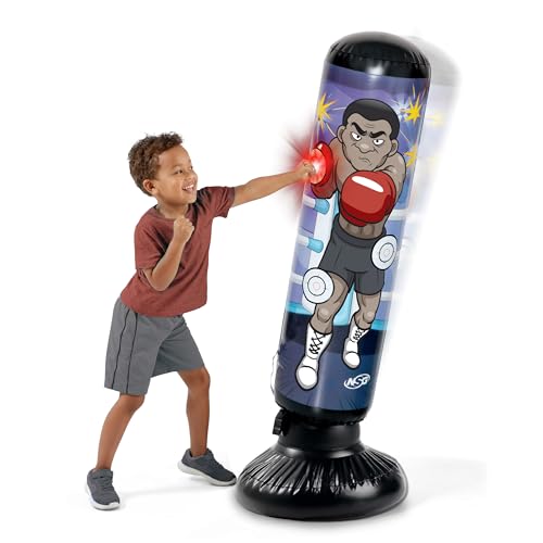 Junior Electronic Weighted Kickboxing Punch Bag with LED Lights and Sounds