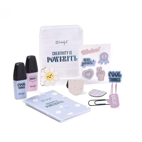 Mr.Wonderful - Kit para decorar tu agenda - Creativity is powerful