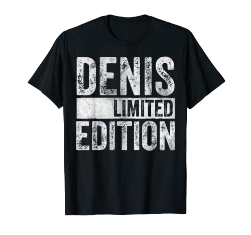 Divertente Camicia con nome personalizzato Denis Edizione Limitata Maglietta