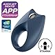 Cockring Satisfyer Royal One Connect App, Silikon Penisring mit Vibration und App, Penis Ring für eine harte und lange Erektion, Sexspielzeug für Männer und Paare wiederaufladbar 7,5 cm