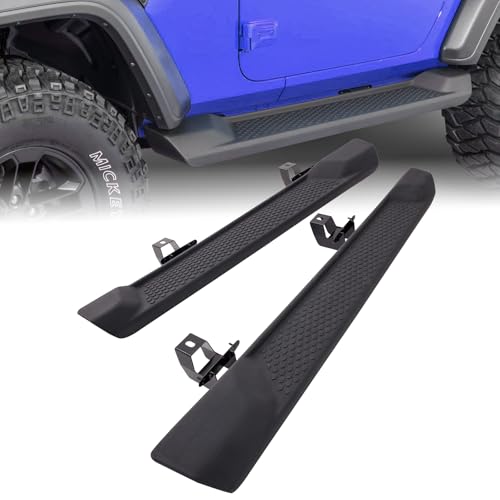 Estribos laterales negros para Jeep Wrangler JL 2018-2026 miniatura 1