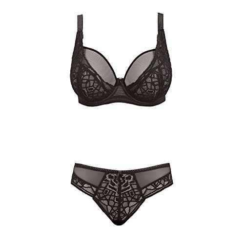 Freya Soiree Lace Brief Panty (Aa5015) M/Black #TOP4