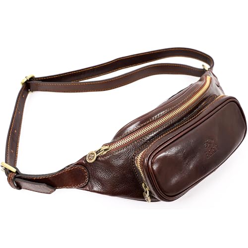 Bauchtasche Leder - Damen und Herren Bauchtasche -...