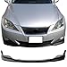 Front Bumper Lip Compatible with 2006-2008 Lexus IS250 IS350, Unpainted PP Air Dam Chin Splitter Spoiler Lip by IKON MOTORSPORTS