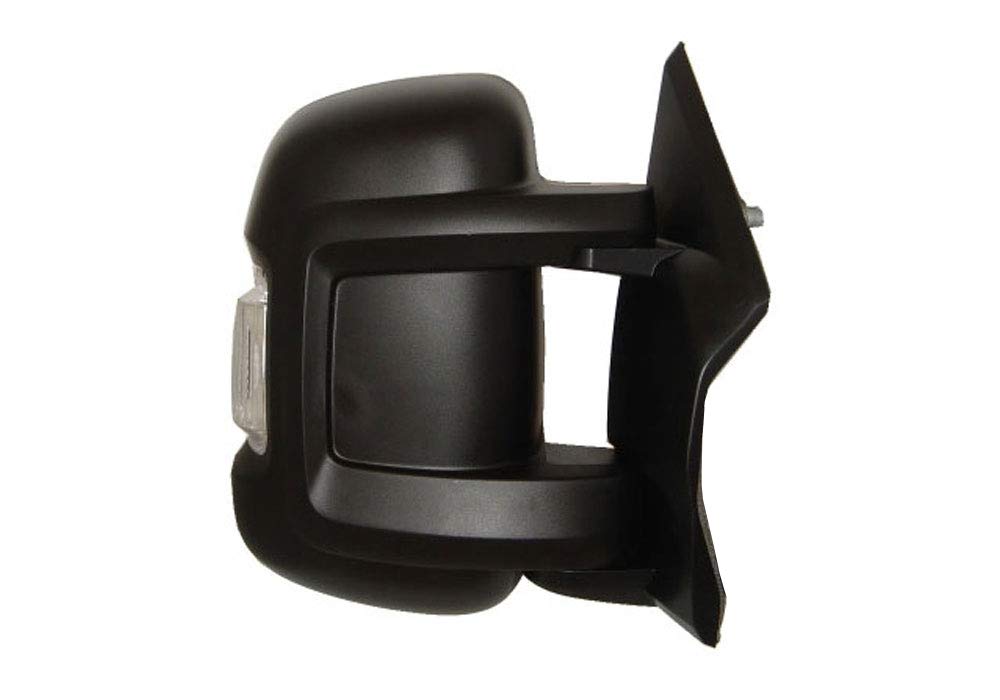 Alkar 9202922 Outside Short Arm Complete Manual Dead Angle Convex Mirror with Blinker 80 x 320 x 400 mm, Right