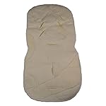 Naturasan Kinderwagen-Einlage echt Lammfell, Baby Lammfell-Auflage, Sitzeinlage, Universalgröße für Kinderwagen, Buggy, ca 74 x 35 cm, warmes echtes medizinsches Schaffell, Liner-02