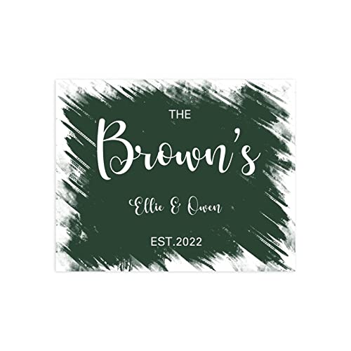 Panneau de mariage bois personnalisé panneau calligraphie moderne rustique