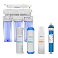 Max Water 5 Stage 50 GPD (Gallon Per Day) RO (Reverse Osmosis) Standard Water Filtration System - Under-Sink/Wall Mount (Without Tank & Faucet) - Model: RO-5C3