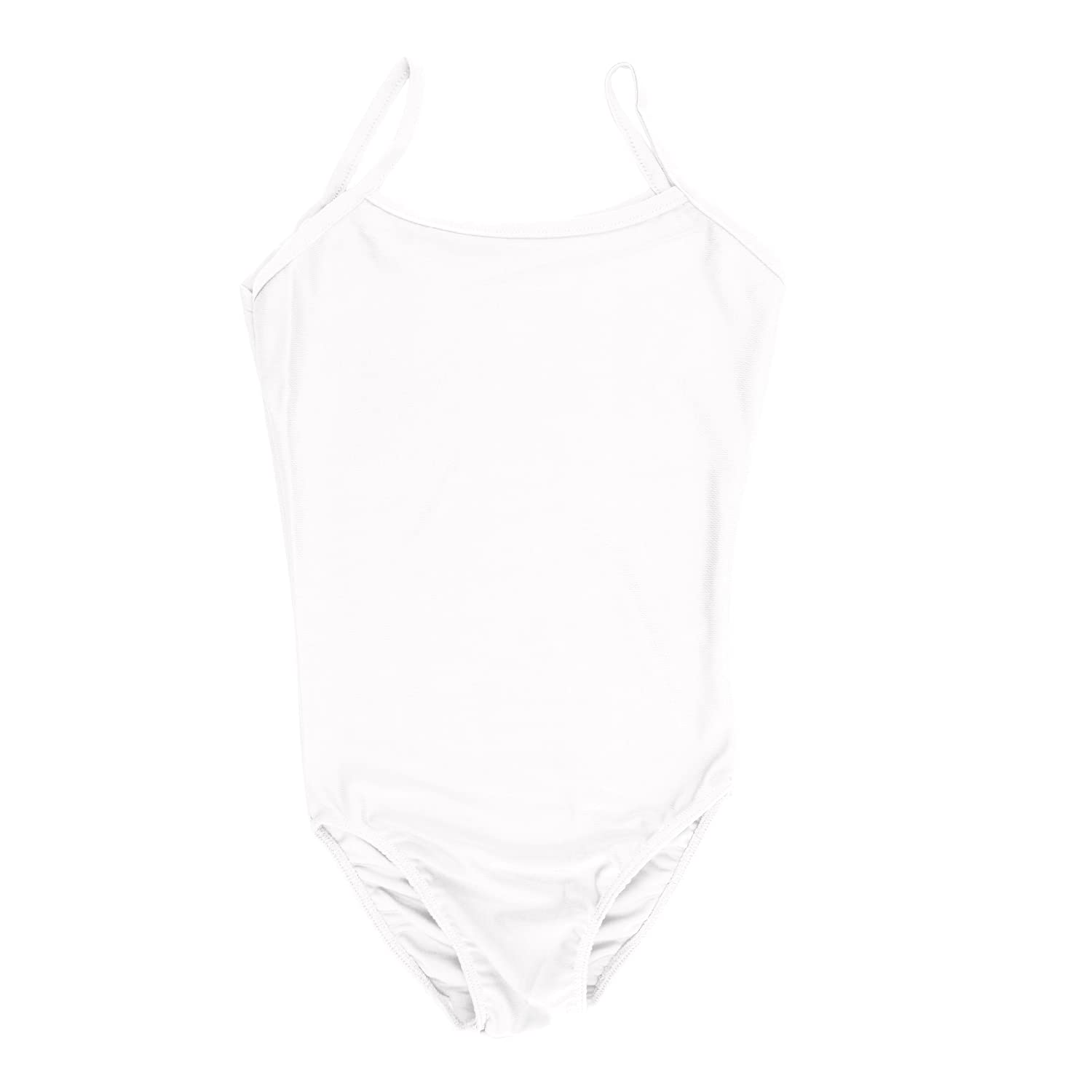 Carnavalife Maillot Ballet Danza Niñas sin Mangas, Leotardos de gimnasia con estilo camisola, Maillot Baillot de Cuello Redondo para Gimnasia Baile Fiesta