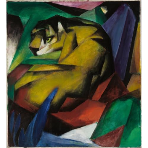Poster Franz Marc Le tigre grand format affiche déco murale salon