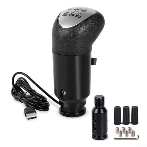 snowchecking Pomo de palanca de cambios para Logitech G29 G27 G25 - Joystick USB de juego de carreras con opciones de 18 marchas, compatible con G920 TH8A SQ, para ETS2 y juegos