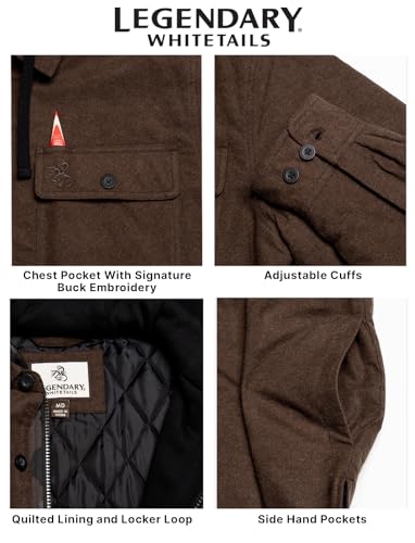 Image of Legendary Whitetails Mens Maplewood Hooded Shirt Jacket