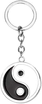 Amazon.com: ShiQiao Spl Ying Yang Keychain for Women and Men