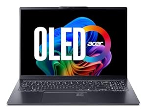 acer Swift Go 26 AI (SFG16-61-R6QV) 16" WUXGA+ OLED 120Hz / AMD Ryzen™AI 7 350/32 GB LPDDR5X RAM / 1.000 GB PCIe Gen4 SSD/AMD Radeon™ 860M / Windows 11 Home/Titanium Gray