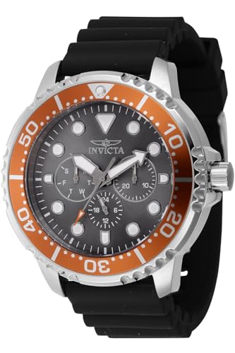 Preisvergleich Produktbild Invicta Pro Diver 47233 Quarz Herrenuhr - 48mm, Silber, 48, Band