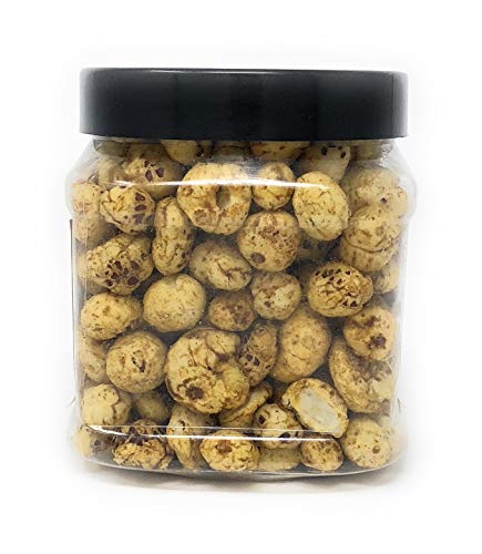 Image of Rani Jumbo Phool Makhana (Fox Nut /Popped Lotus Seed) Mint (Pudina) Savory Flavor 3.5oz (100g) PET Jar ~ Indian Tasty Treats | Vegan | NON-GMO | Indian Origin