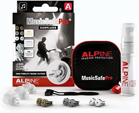 Alpine Hearing Protection Earplugs (Transparent)
